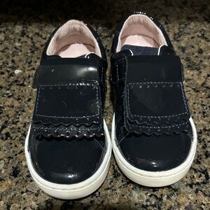 Jacadi patent leather blue Dress Shoes